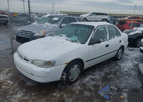 1999 Toyota Corolla Ce из США, поврежденный, VIN 1NXBR12E5XZ150357